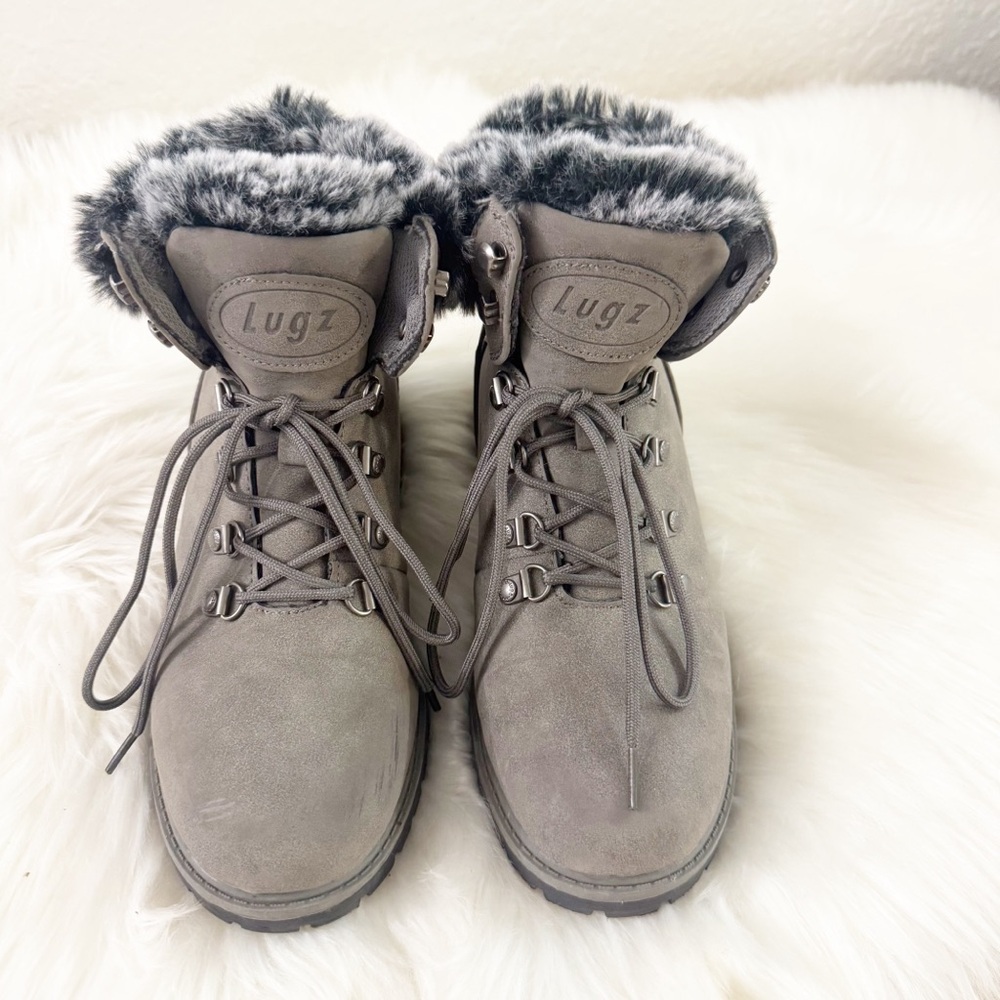 Lugz Women's Boots With Faux Fur Trim Size 8